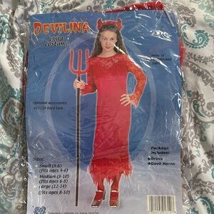 Red Devilina Child Costume
